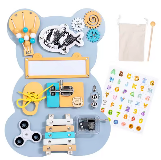 Montessori Busy Board for Toddler