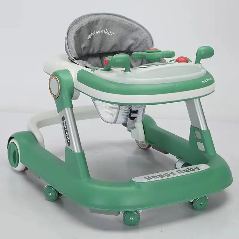 2 in 1 Baby Walker with Adjustable Speed and Detachable Tray – Foldable Infant Walker for Play and Feeding 3