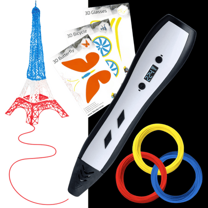 3D Printing Pen with 3M PLA Filament – Handheld 3D Doodle Pen for Beginners and Professionals, Lightweight and Portable 6