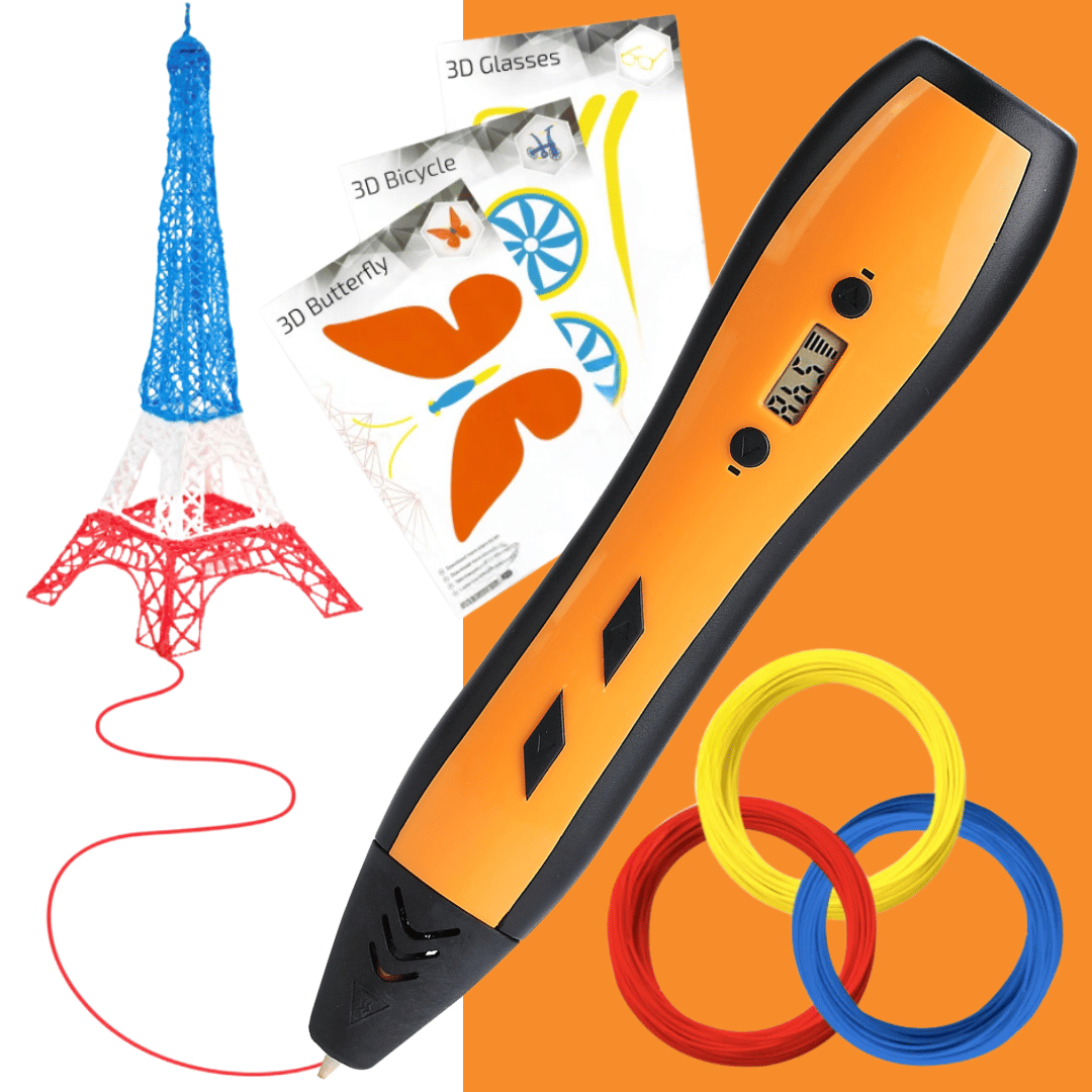 3D Printing Pen with 3M PLA Filament – Handheld 3D Doodle Pen for Beginners and Professionals, Lightweight and Portable 7