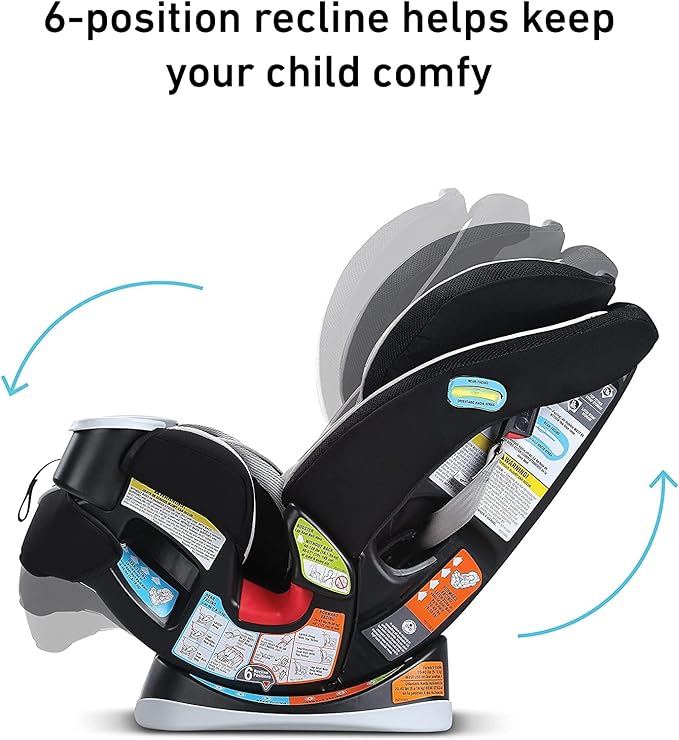 4-in-1 Convertible Car Seat with Rear-Facing, Forward-Facing, Booster Seat Options – 10-Year Use, Easy Installation, and Comfortable Design 7