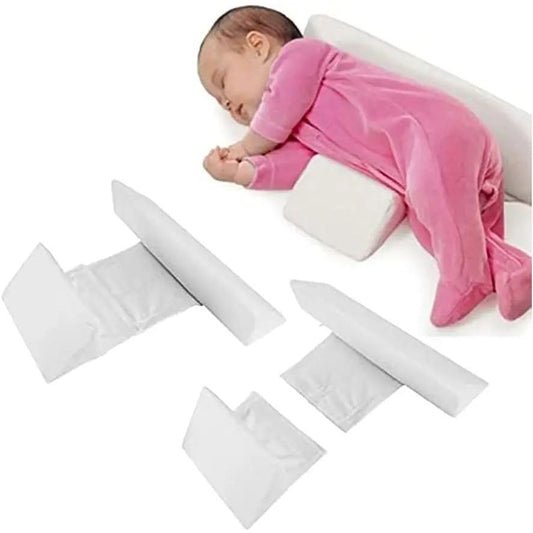 Adjustable Anti-Roll Baby Pillow for Safe Side Sleeping – Ergonomic Triangle Design with Soft Breathable Material 2