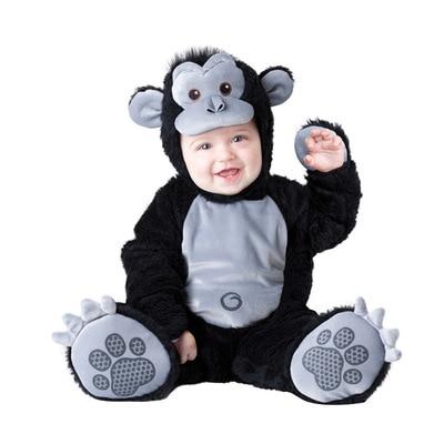 Adorable Baby Halloween Costume with Zippered Bodysuit and Booties – Soft Cotton Animal Design for Boys and Girls 13