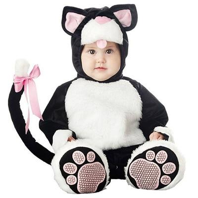 Adorable Baby Halloween Costume with Zippered Bodysuit and Booties – Soft Cotton Animal Design for Boys and Girls 18
