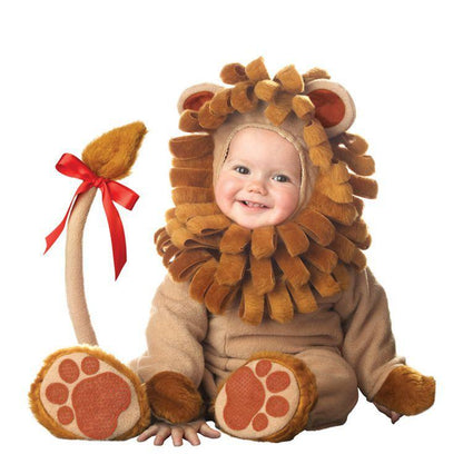 Adorable Baby Halloween Costume with Zippered Bodysuit and Booties – Soft Cotton Animal Design for Boys and Girls 4