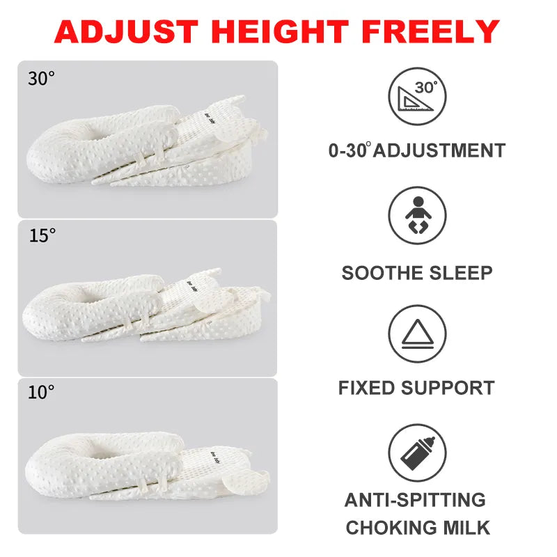 Baby Feeding Pillow with Adjustable Height and Comfortable Slope – Best Nursing and Breastfeeding Support 4