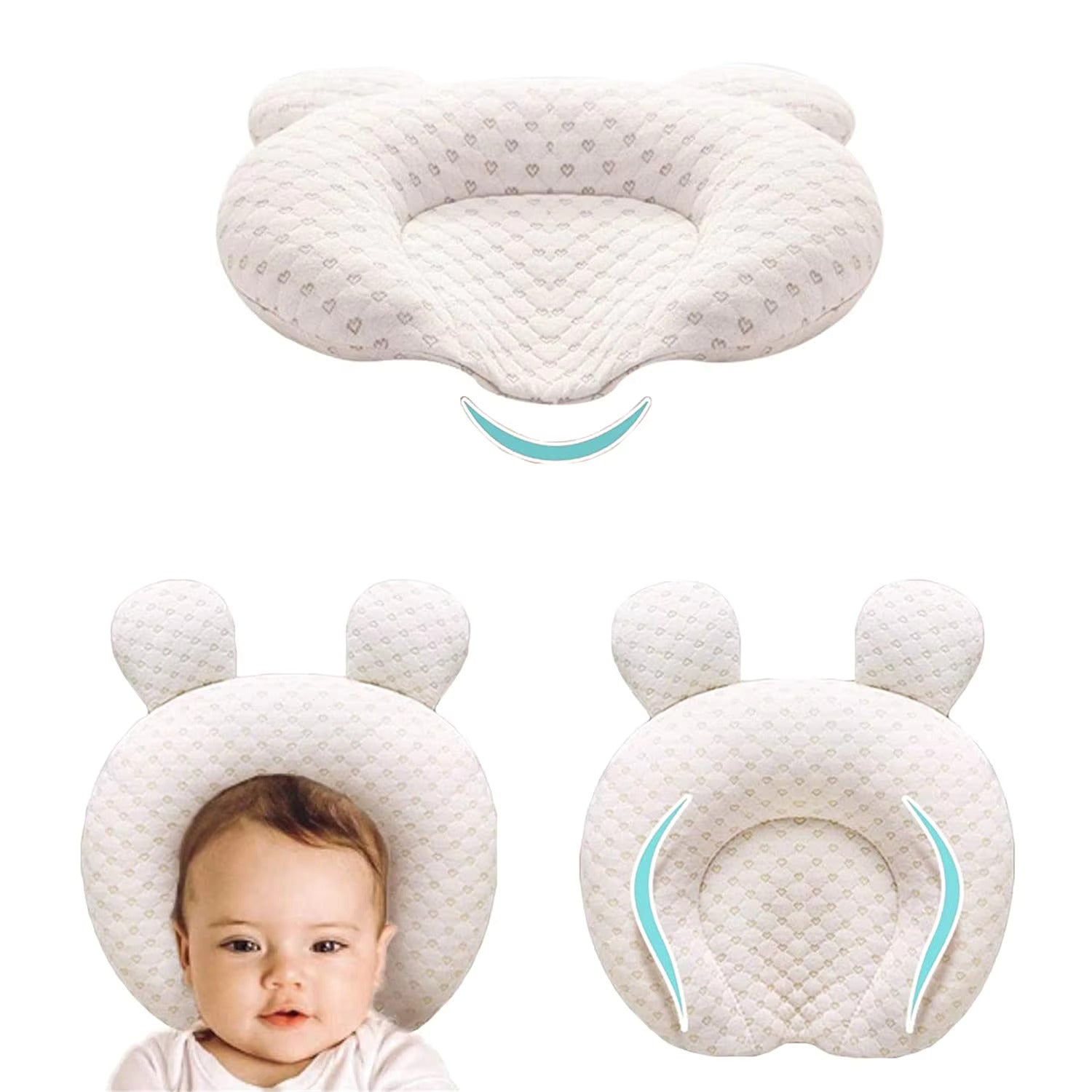 Baby Flat Head Support Pillow - SleepyTime™ 2