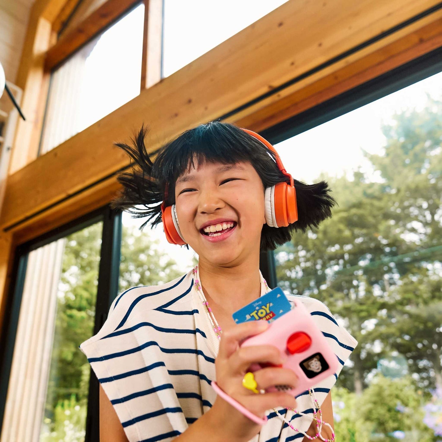 Durable Silicone Carry Case for Yoto Mini Player – Vibrant Orange with Wrist Strap for Easy Carrying 7