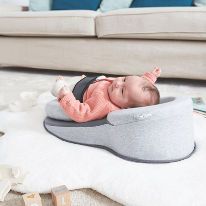 Elevated Baby Lounger for Reflux Relief – Soft Bamboo Fabric, Lightweight and Portable, Pediatrician-Approved Design 2