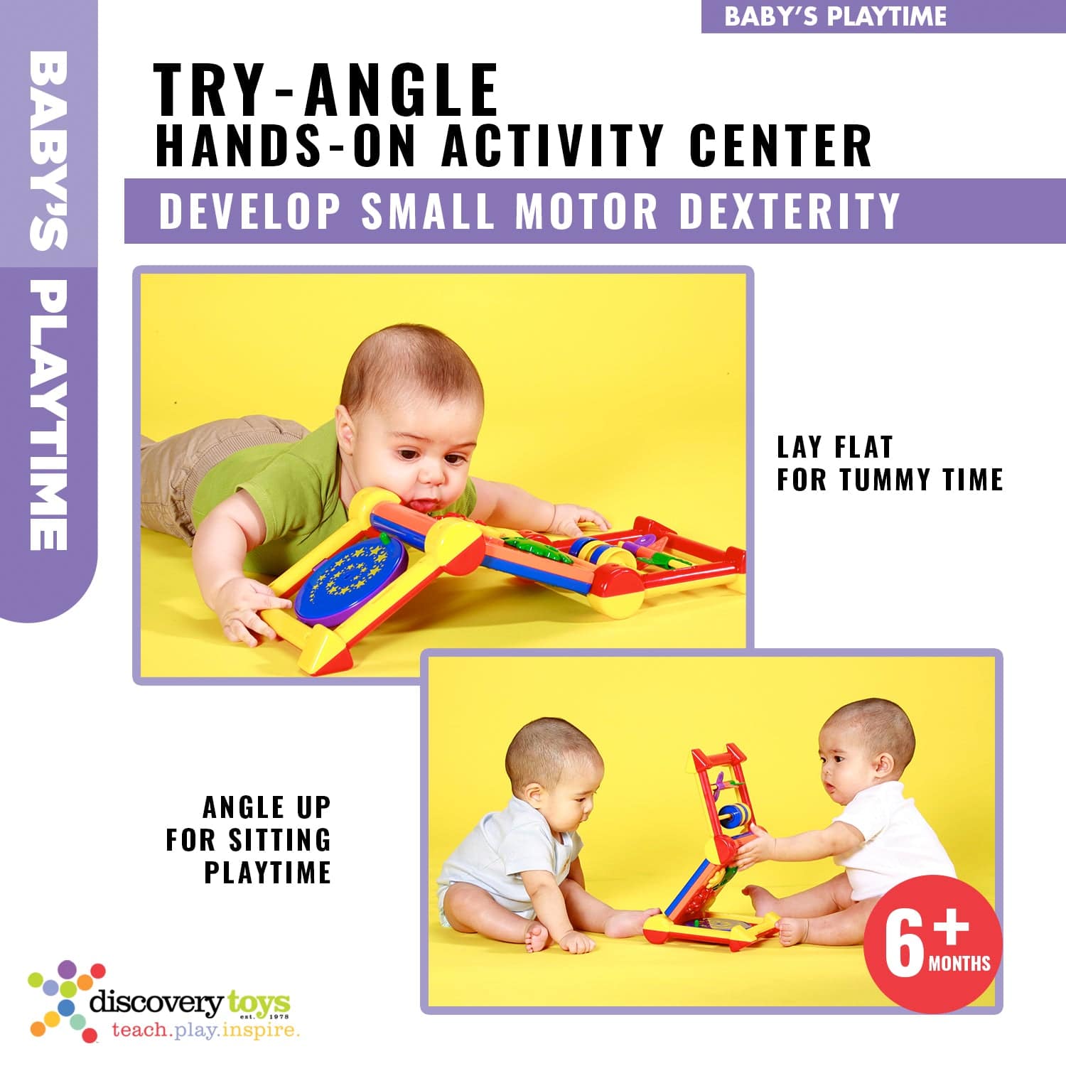 Foldable Baby Activity Center with 5-Sided Sensory Play Mat - Engaging Infant Play Gym for Motor Skill Development 3