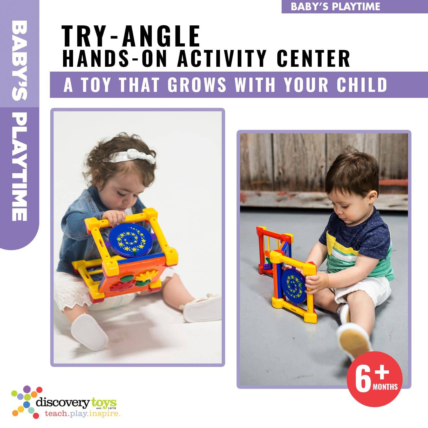 Foldable Baby Activity Center with 5-Sided Sensory Play Mat - Engaging Infant Play Gym for Motor Skill Development 4