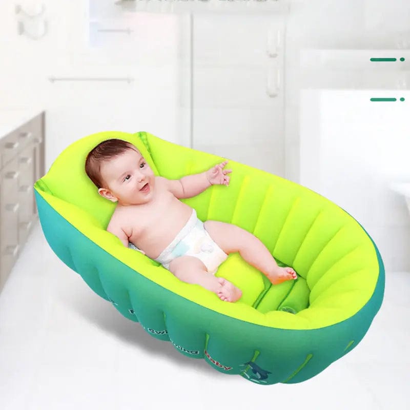 Inflatable Baby Bathtub – Safe and Adjustable Design for Infants and Toddlers, Compact and Easy to Store, Non-Slip Bottom 0