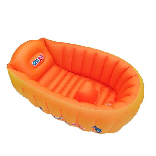 Inflatable Baby Bathtub – Safe and Adjustable Design for Infants and Toddlers, Compact and Easy to Store, Non-Slip Bottom 2