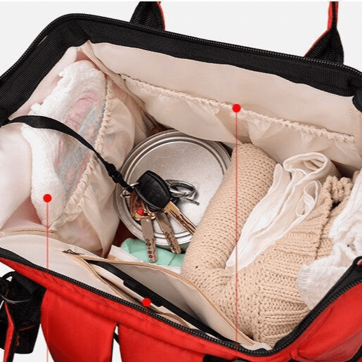 Large Capacity Waterproof Diaper Bag Backpack – Unisex Design with Multiple Pockets for Ultimate Organization 3