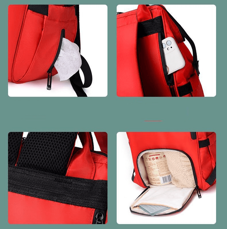 Large Capacity Waterproof Diaper Bag Backpack – Unisex Design with Multiple Pockets for Ultimate Organization 4
