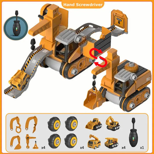 Master Builder Engineer Set – Safe Construction Toy for Kids, Building Toys for 5 Year Olds with Easy-to-Use Tools 4