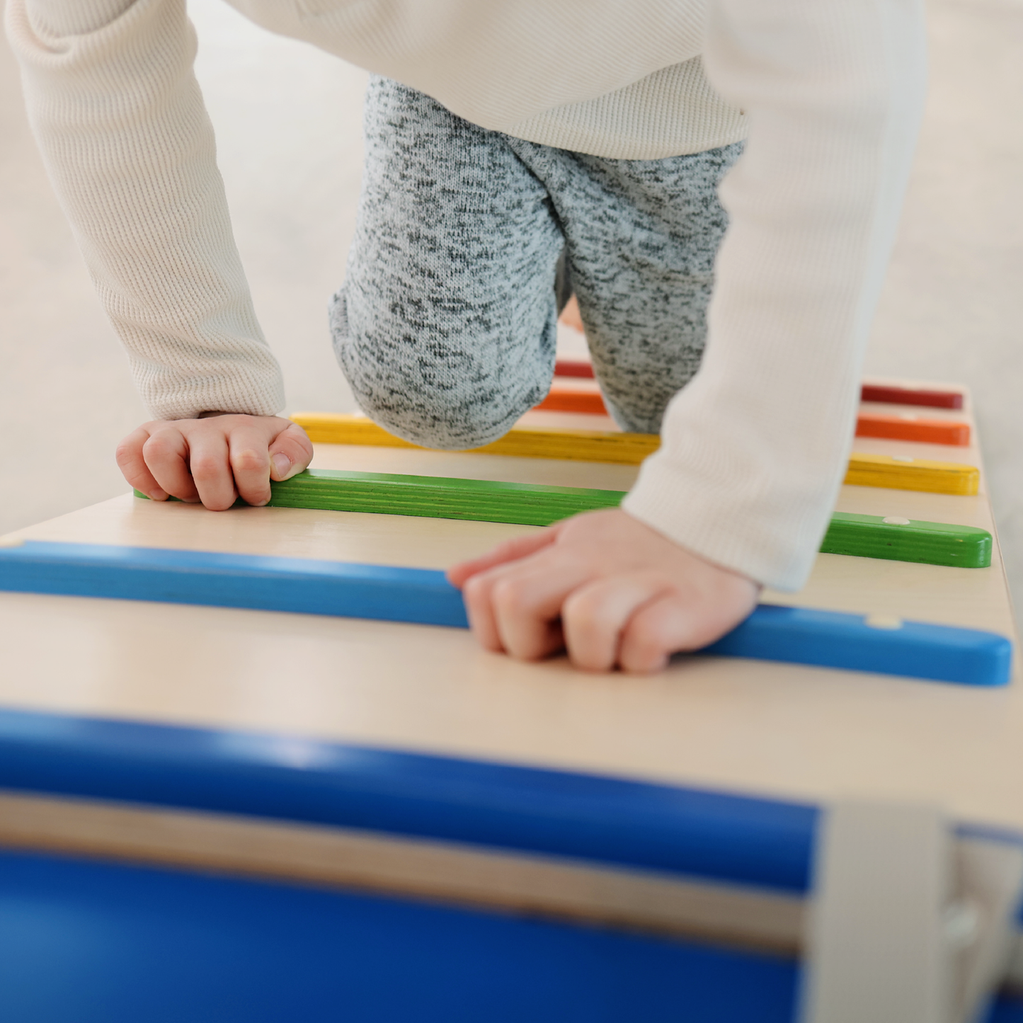 Montessori Climbing Frame and Slide Ramp for Kids – Dual Functionality, Durable Wooden Design, Safe for Ages 24 Months and Up 4