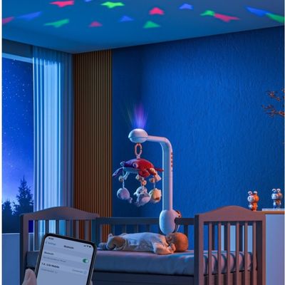 Musical Baby Mobile for Crib with Star Projection and Bluetooth – Soothing Melodies for Peaceful Sleep 5