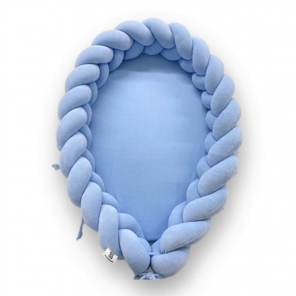 Plaited Cotton Velvet Baby Nest with Hypoallergenic Filling – Cozy Newborn Sleep Pod for Safe Rest and Play 11