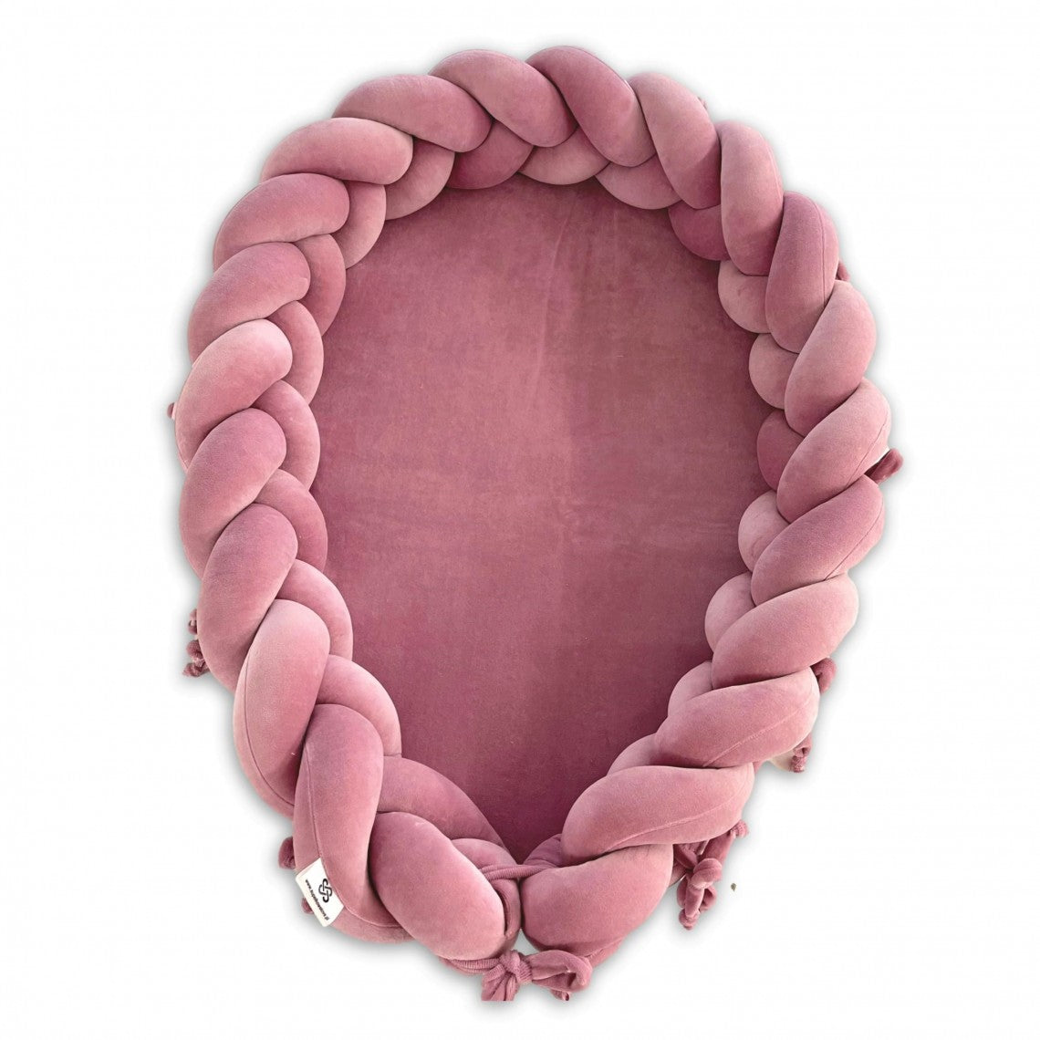 Plaited Cotton Velvet Baby Nest with Hypoallergenic Filling – Cozy Newborn Sleep Pod for Safe Rest and Play 13