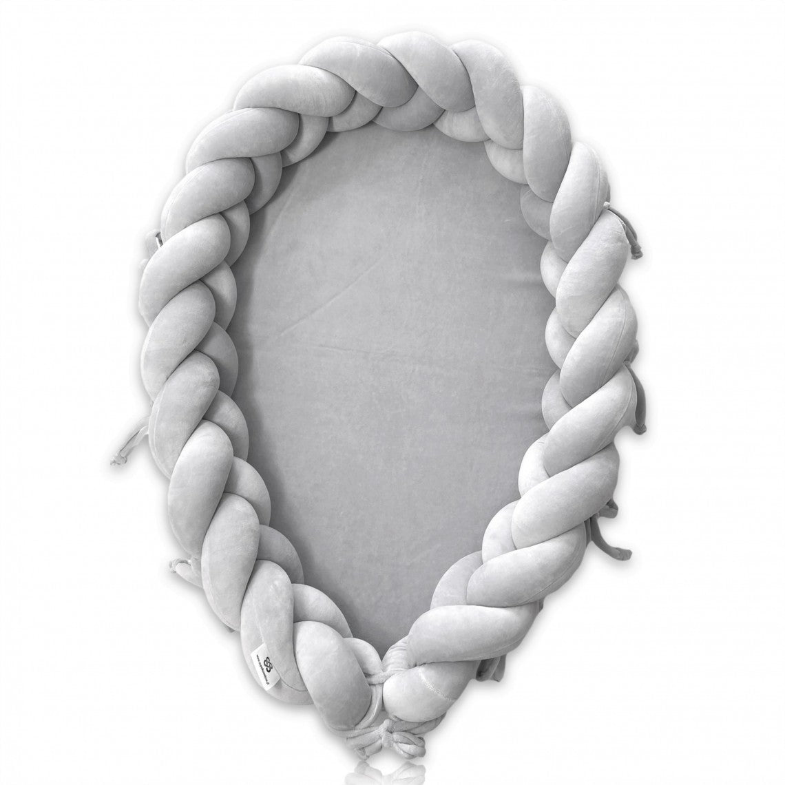 Plaited Cotton Velvet Baby Nest with Hypoallergenic Filling – Cozy Newborn Sleep Pod for Safe Rest and Play 14