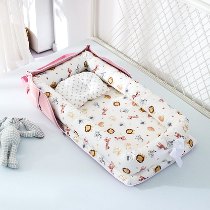 Portable Baby Lounger Pillow – Lightweight Memory Foam Newborn Lounger for Comfortable Rest and Travel 46