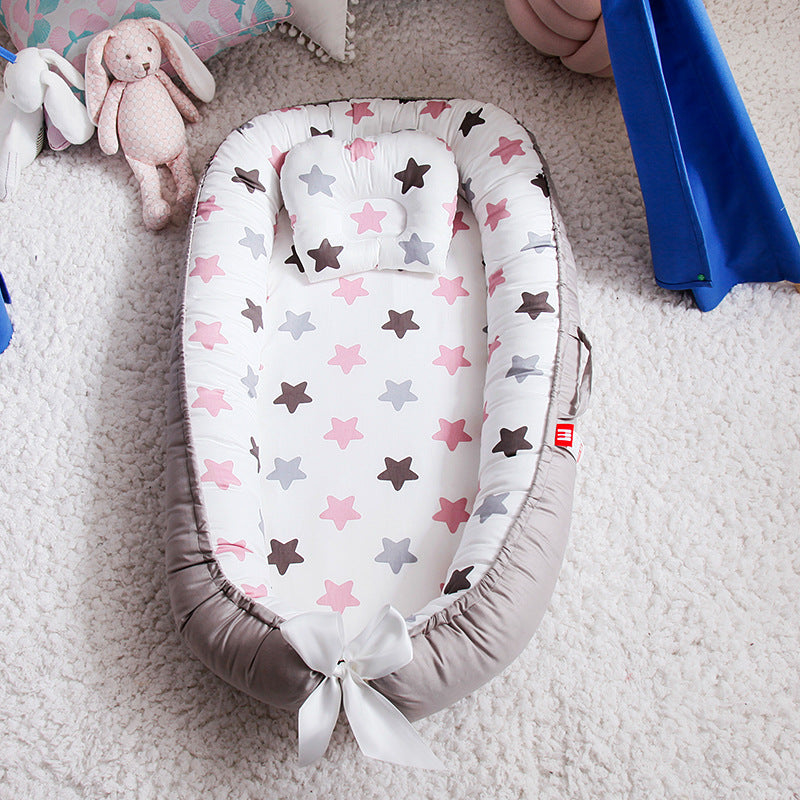 Portable Baby Travel Pillow – Ergonomic Design, Soft Breathable Fabric, Adjustable Support for Cozy Sleep Anywhere 0