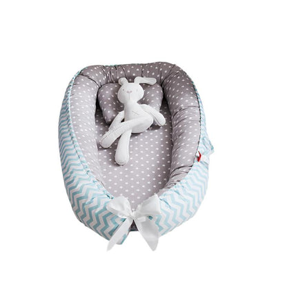 Portable Baby Travel Pillow – Ergonomic Design, Soft Breathable Fabric, Adjustable Support for Cozy Sleep Anywhere 1