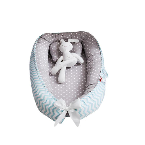 Portable Baby Travel Pillow – Ergonomic Design, Soft Breathable Fabric, Adjustable Support for Cozy Sleep Anywhere 1