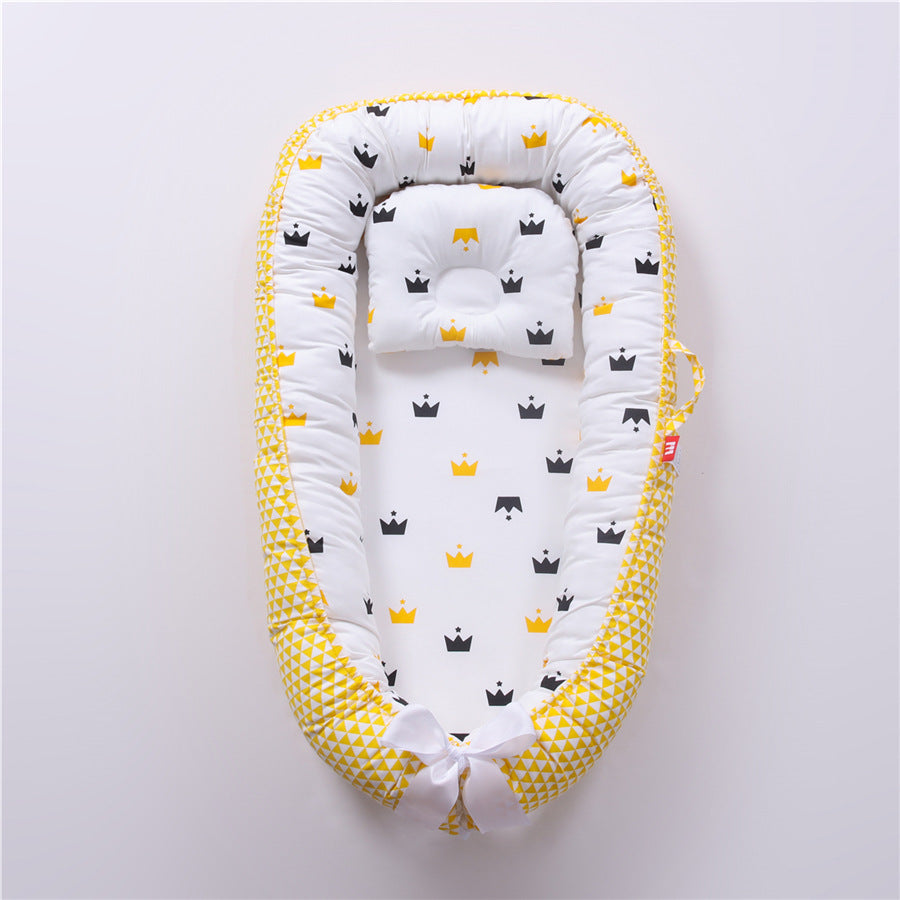Portable Baby Travel Pillow – Ergonomic Design, Soft Breathable Fabric, Adjustable Support for Cozy Sleep Anywhere 24