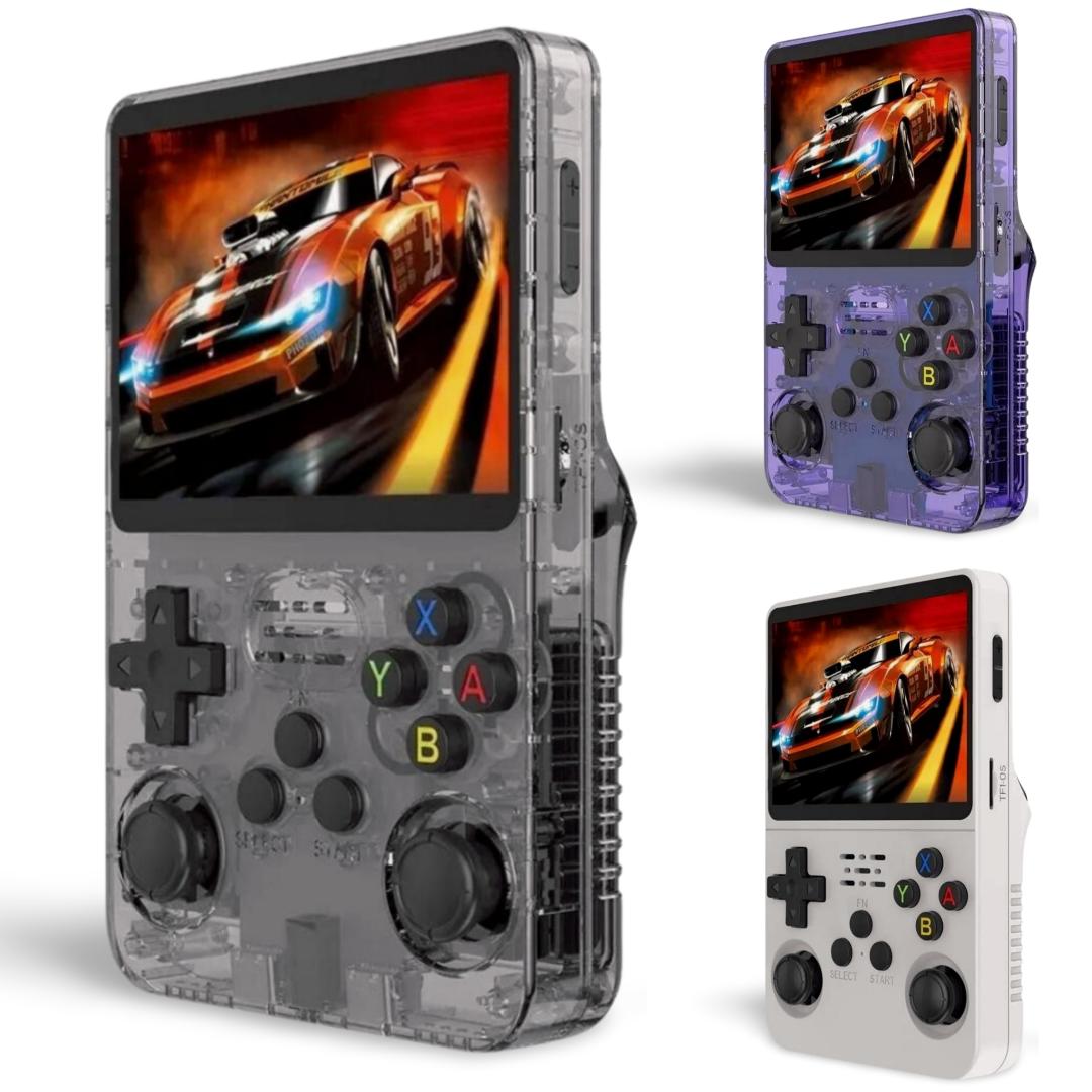 Retro Handheld Gaming Console with 25,000 Games – 3.5-Inch IPS Screen and Dual Joystick Control for Portable Gaming 1