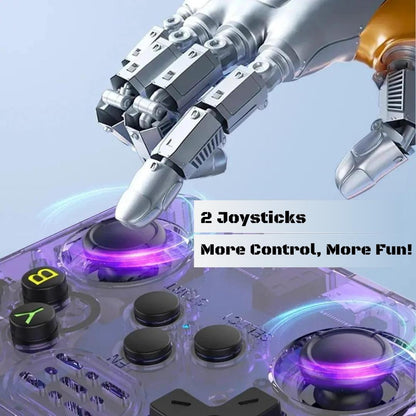 Retro Handheld Gaming Console with 25,000 Games – 3.5-Inch IPS Screen and Dual Joystick Control for Portable Gaming 3