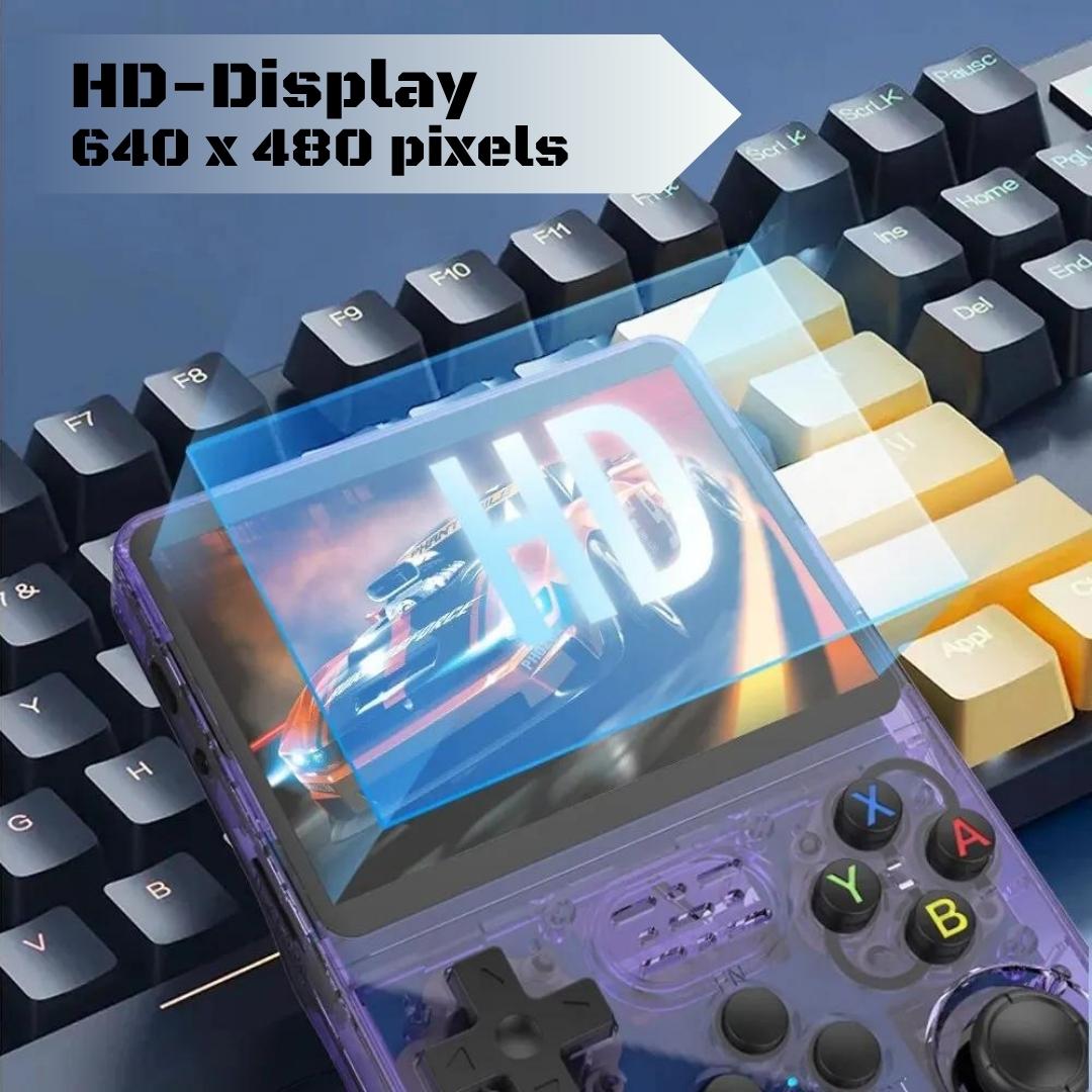 Retro Handheld Gaming Console with 25,000 Games – 3.5-Inch IPS Screen and Dual Joystick Control for Portable Gaming 5