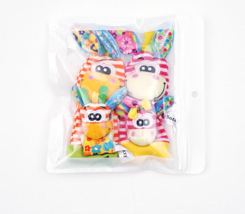 Sensory Baby Plush Socks and Wristband 8