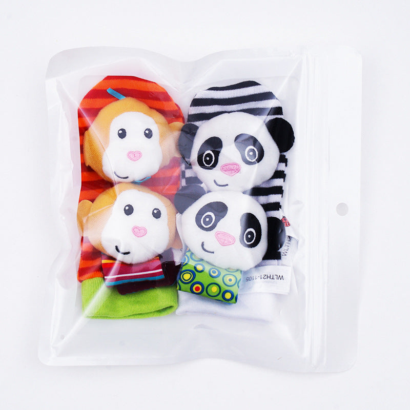 Sensory Baby Plush Socks and Wristband 9