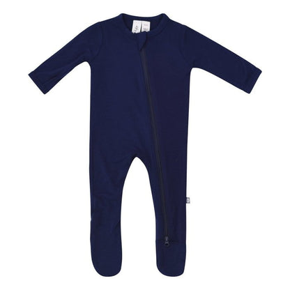 Soft Bamboo Rayon Zippered Baby Footie with Grips for 6-12 Months – Modern Earthy Colors, Stretchy and Breathable Design 13