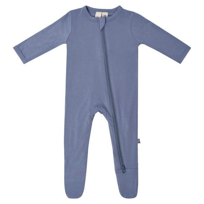 Soft Bamboo Rayon Zippered Baby Footie with Grips for 6-12 Months – Modern Earthy Colors, Stretchy and Breathable Design 14