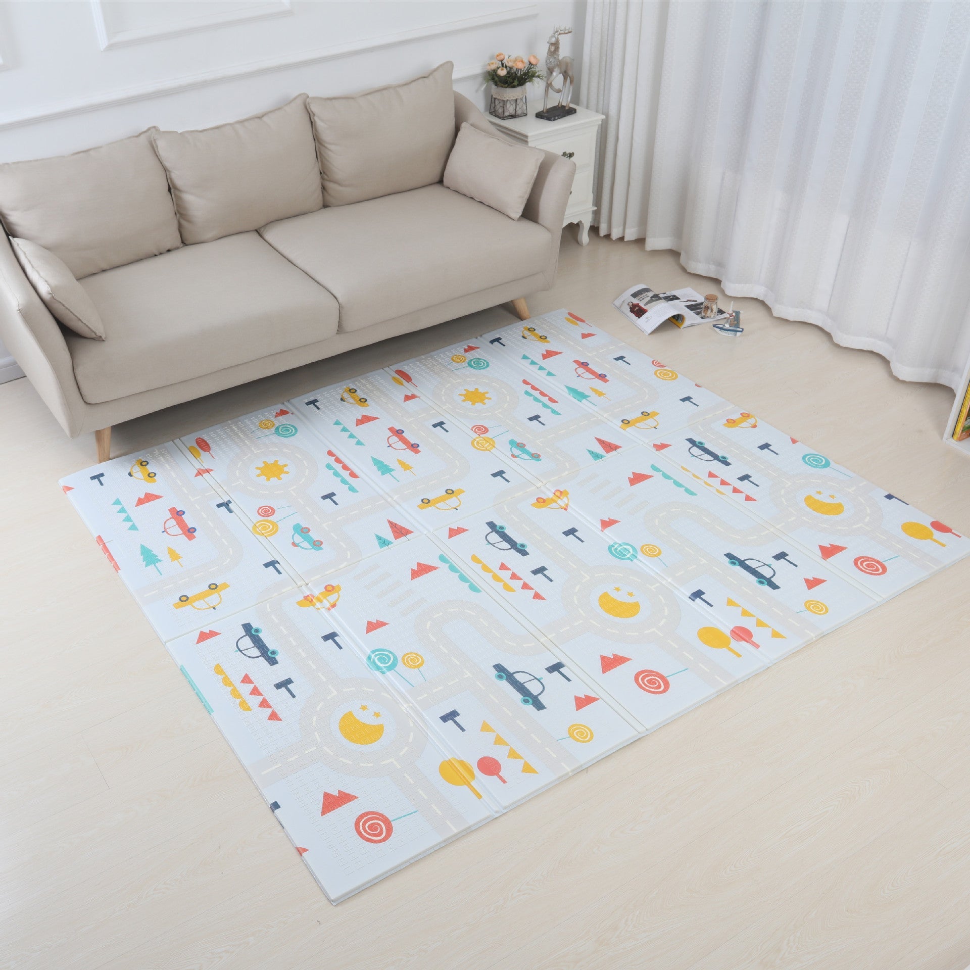 Soft Foam Baby Play Mat for Playpen – Safe, Comfortable, and Easy to Clean, 60 x 40 Inches 6