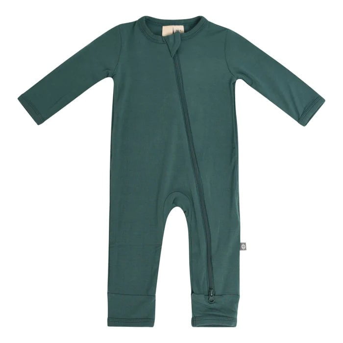 Soft Zippered Baby Romper in Bamboo Rayon – Comfortable Infant Romper for Easy Diaper Changes, Newborn to 12 Months, Modern Colors 0