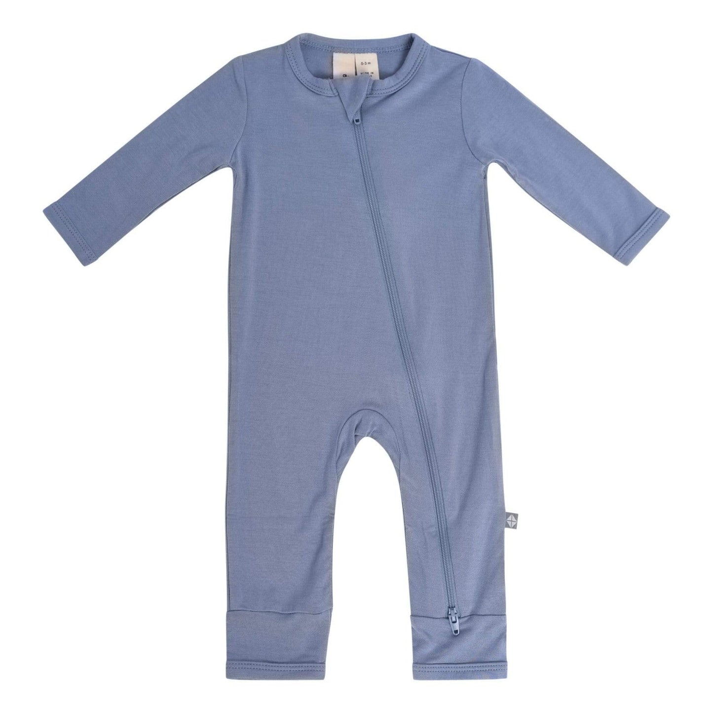 Soft Zippered Baby Romper in Bamboo Rayon – Comfortable Infant Romper for Easy Diaper Changes, Newborn to 12 Months, Modern Colors 12
