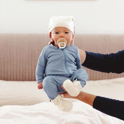Soft Zippered Baby Romper in Bamboo Rayon – Comfortable Infant Romper for Easy Diaper Changes, Newborn to 12 Months, Modern Colors 5