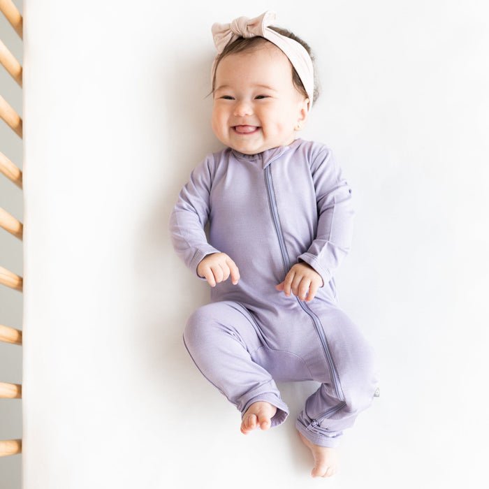 Soft Zippered Baby Romper in Bamboo Rayon – Comfortable Infant Romper for Easy Diaper Changes, Newborn to 12 Months, Modern Colors 6