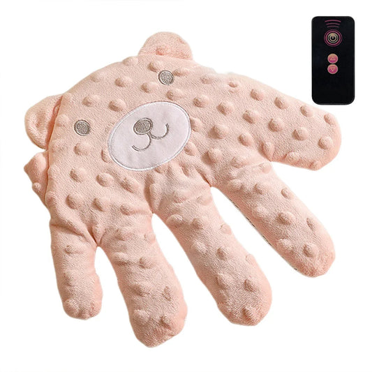 Soothing Baby Sleep Aid Pillow with Remote Control – Ergonomic Cotton Design for Peaceful Sleep, Adjustable Warmth and Clapping Speed 0