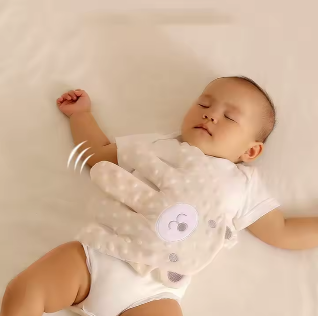 Soothing Baby Sleep Aid Pillow with Remote Control – Ergonomic Cotton Design for Peaceful Sleep, Adjustable Warmth and Clapping Speed 1