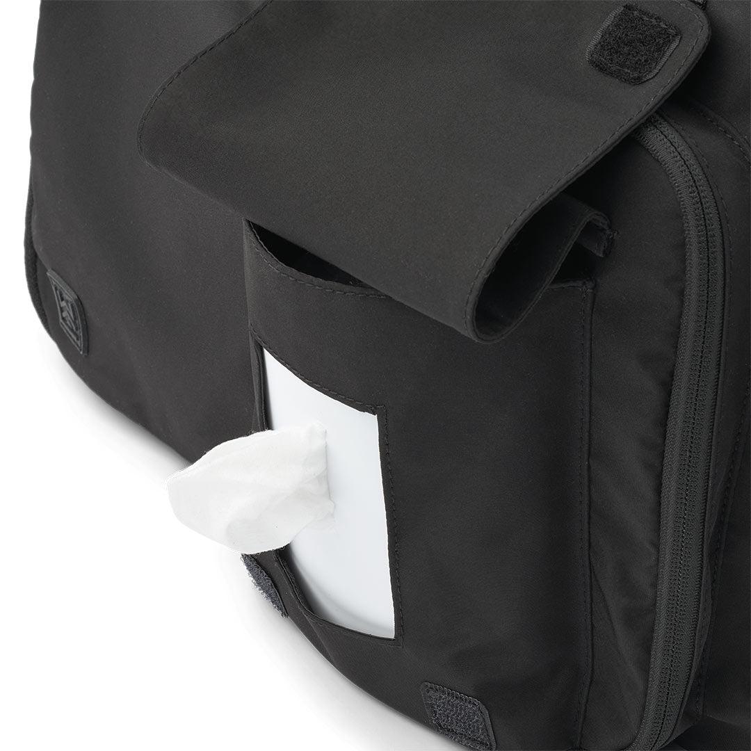 Stylish Black Changing Bag with Spacious Storage and Eco-Friendly Design – Unisex Baby Diaper Bag Backpack 3