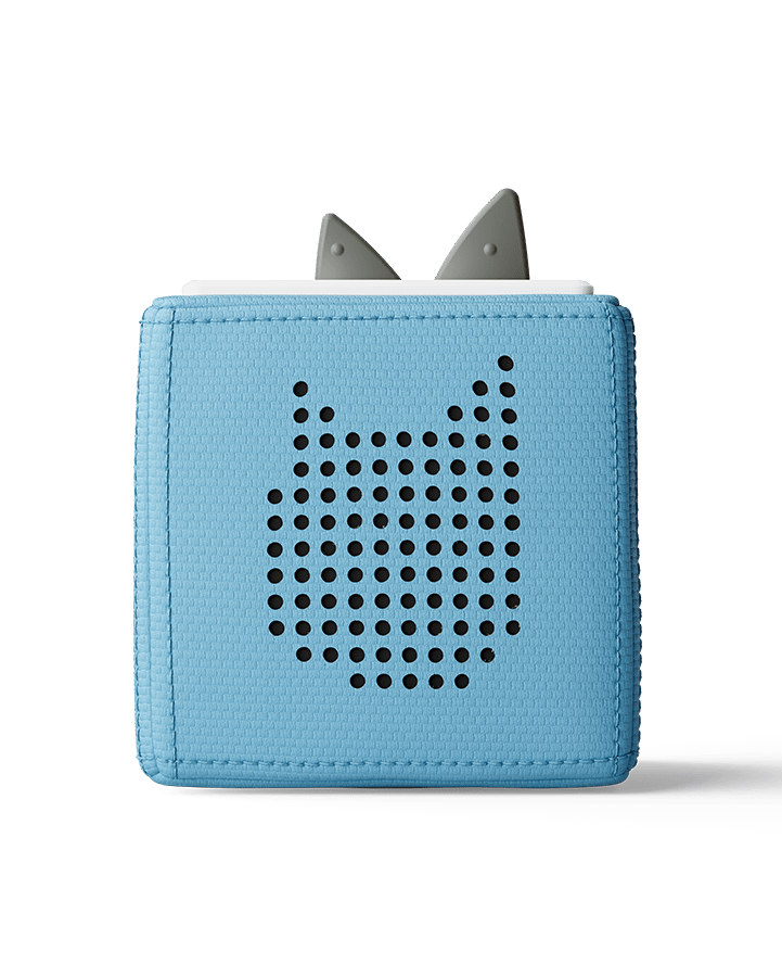 Toniebox Starter Set – Light Blue Audio System for Kids with Favorite Children's Songs and Charging Station 3