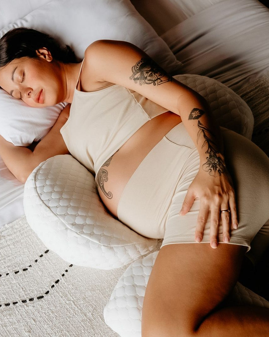 U Shaped Pregnancy Pillow for Side Sleeping - Adjustable Maternity Pillow for Back and Hip Support, Soft and Comfortable 3