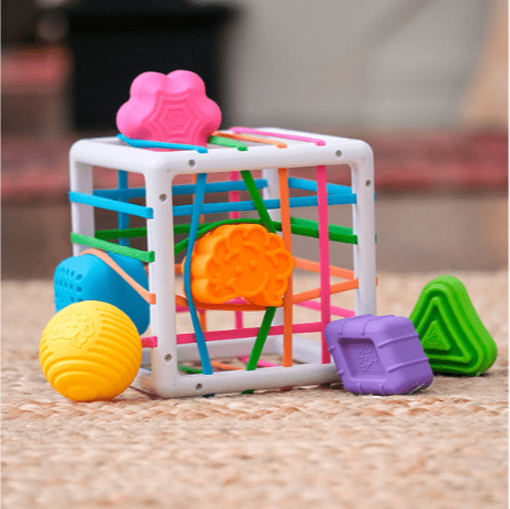 Unique Shape Exploration Baby Toy with Textured Blocks – Best Infant Development Toy for Sensory Play 2