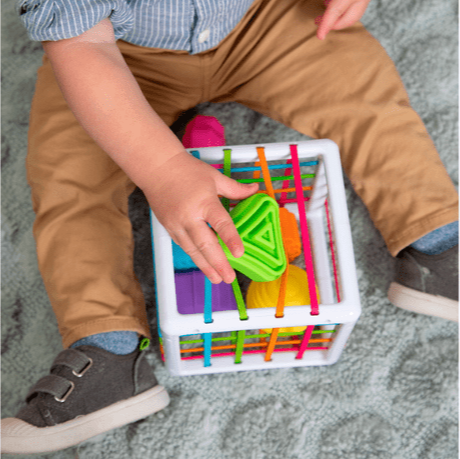 Unique Shape Exploration Baby Toy with Textured Blocks – Best Infant Development Toy for Sensory Play 4