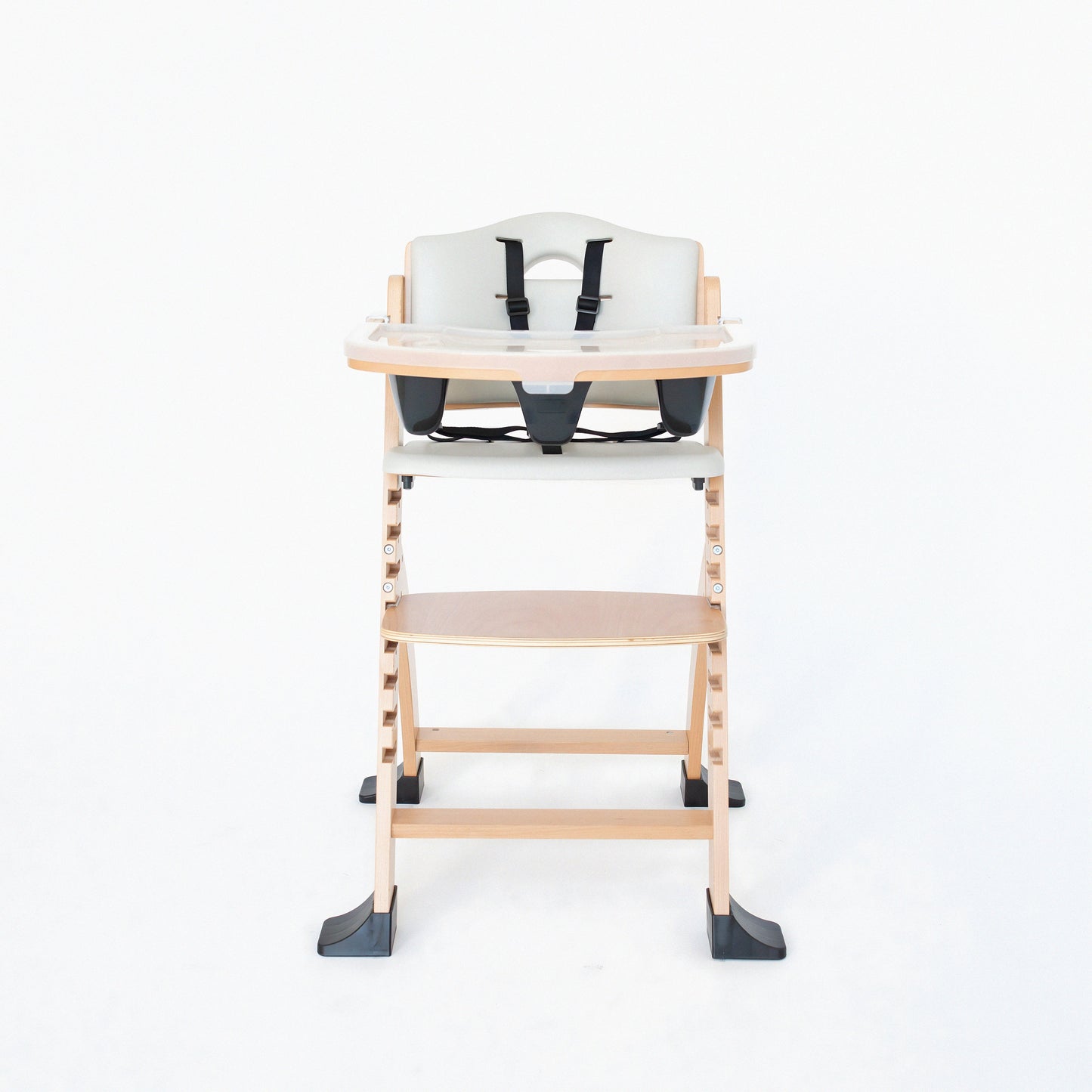 Wooden Adjustable Baby High Chair with EZ-Seat Technology – Sustainable Beechwood Design for All Ages 1